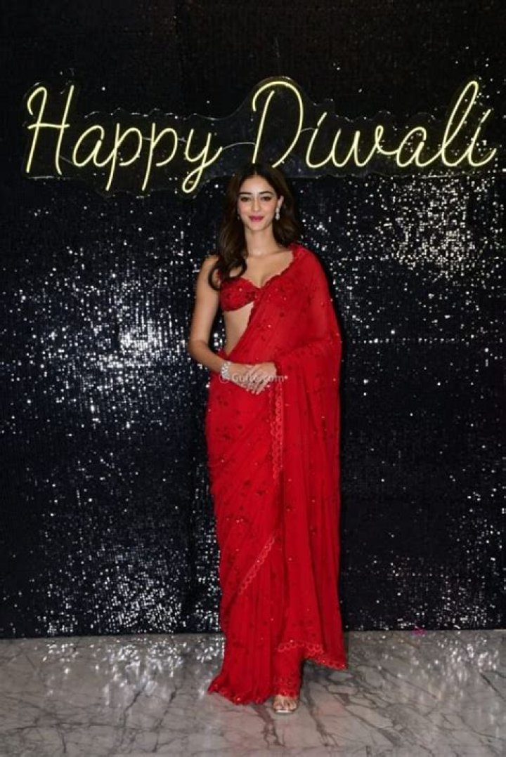 Ananya Looks Mirchi Bomb In Red