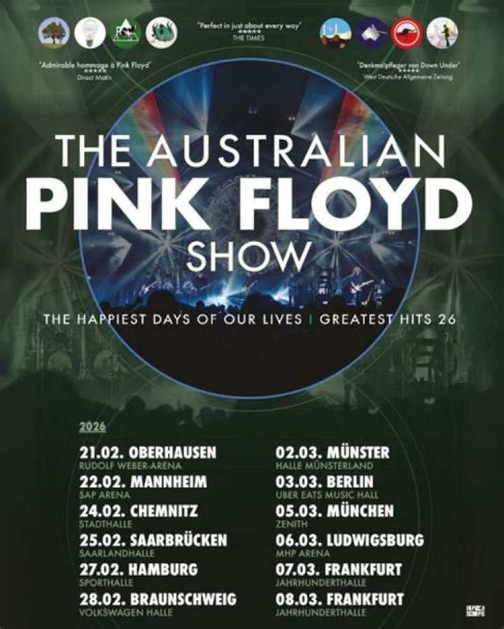 Australian Pink Floyd, The Greatest Tribute Band In The World, Readies North American Tour With Led Zeppelin2