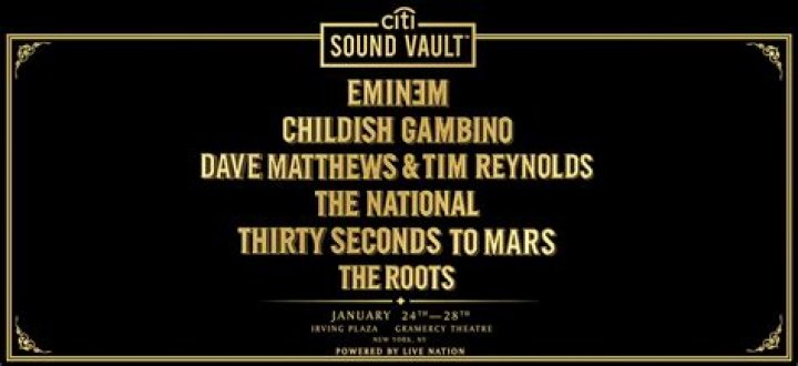Citi Presents Exclusive Citi Sound Vault Concerts in Nyc For Cardmembers During the Biggest Week in Music