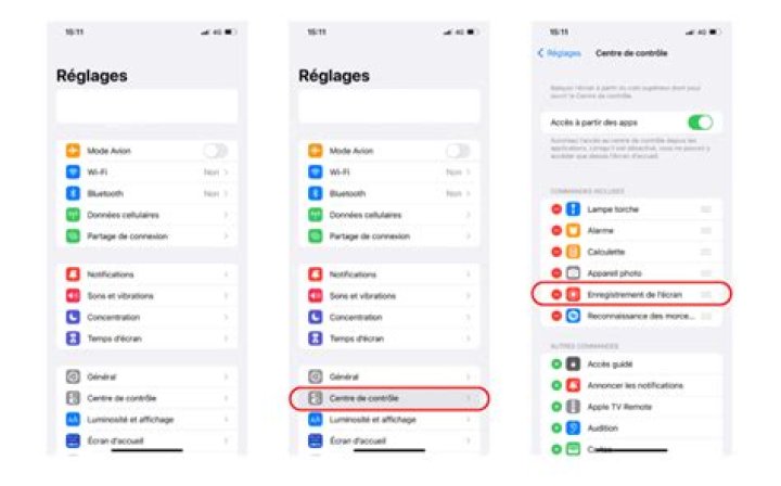 Comment faire un enregistrement d’écran sur iPhone?