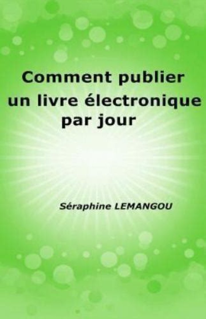 Comment publier un livre électronique ?