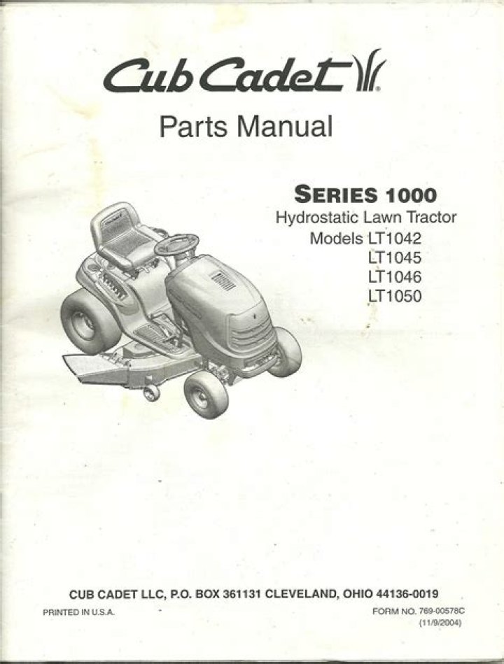 Cub Cadet LT1050 Price, Specs, Review, Attachments 2022