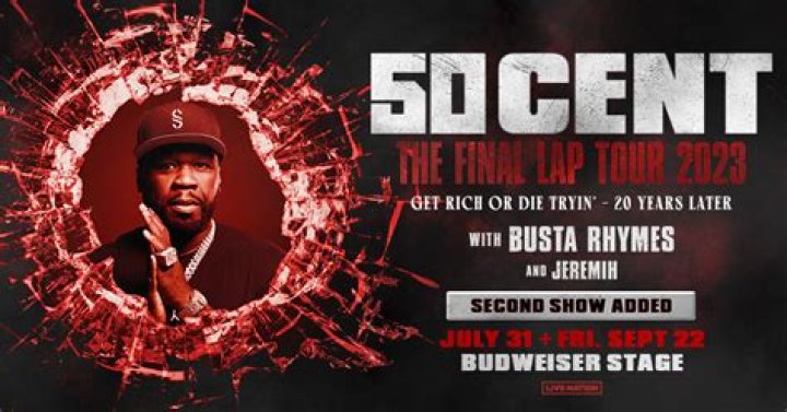 Curtis “50 Cent” Jackson Announces Global “The Final Lap Tour 2023” To Celebrate 20th Anniversary Of Get Rich Or Die Tryin’ 