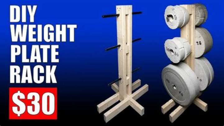 DIY Weight Plate Tree for Under $20