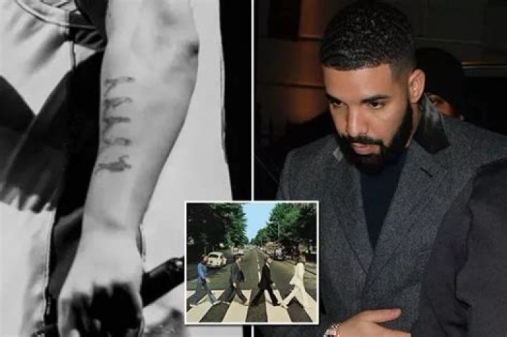 Drake Is Getting Dragged For His "Pathetic" Tattoo Of Himself Overtaking The Beatles