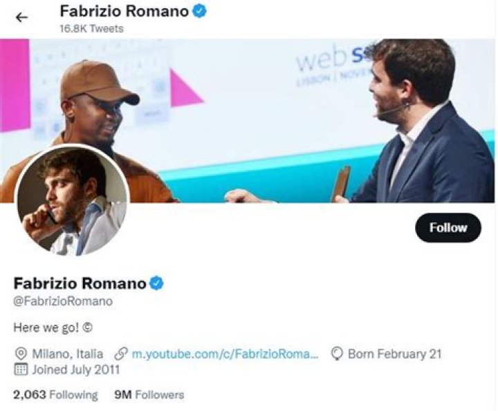 Fabrizio Romano Biography Twitter Net Worth