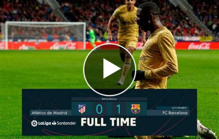 FT: Atletico Madrid 0-1 Barcelona, Dembele STRIKES! (VIDEO HIGHLIGHTS)