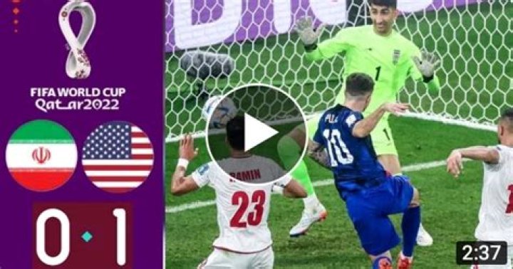FT: Iran 0-1 USA, Pulisic’s GOAL Sends USA To Round 16! (VIDEO HIGHLIGHTS)