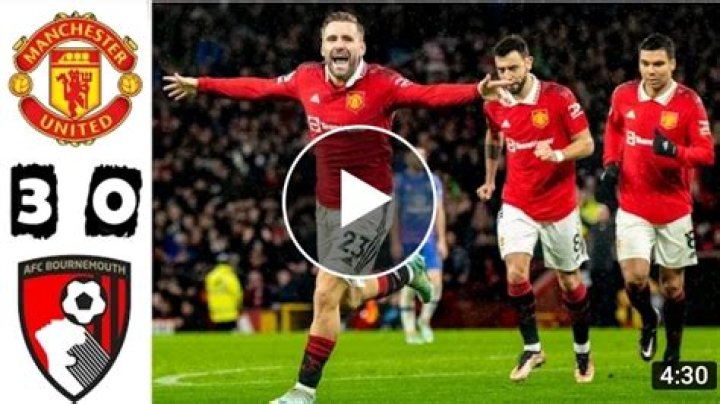 FT: Manchester United 3-0 Bournemouth, Luke Shaw, Casemiro STRIKES! (VIDEO HIGHLIGHTS)
