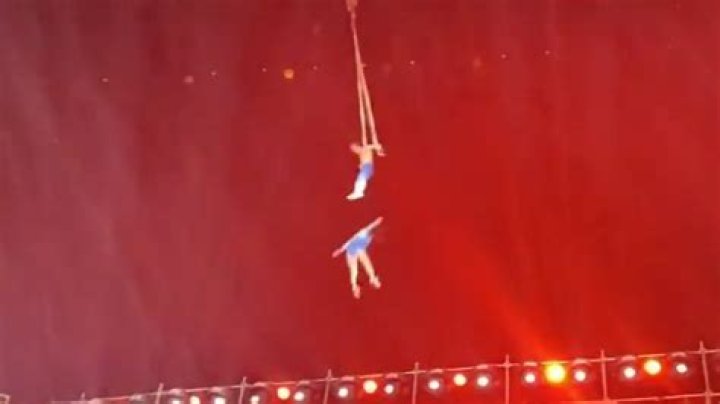 Horror moment acrobat falls to their death in front of terrified onlookers at show