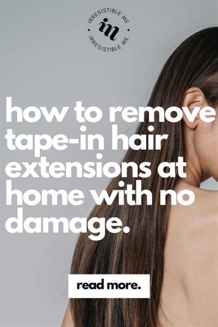 How to Remove Tape-In Hair Extensions at Home