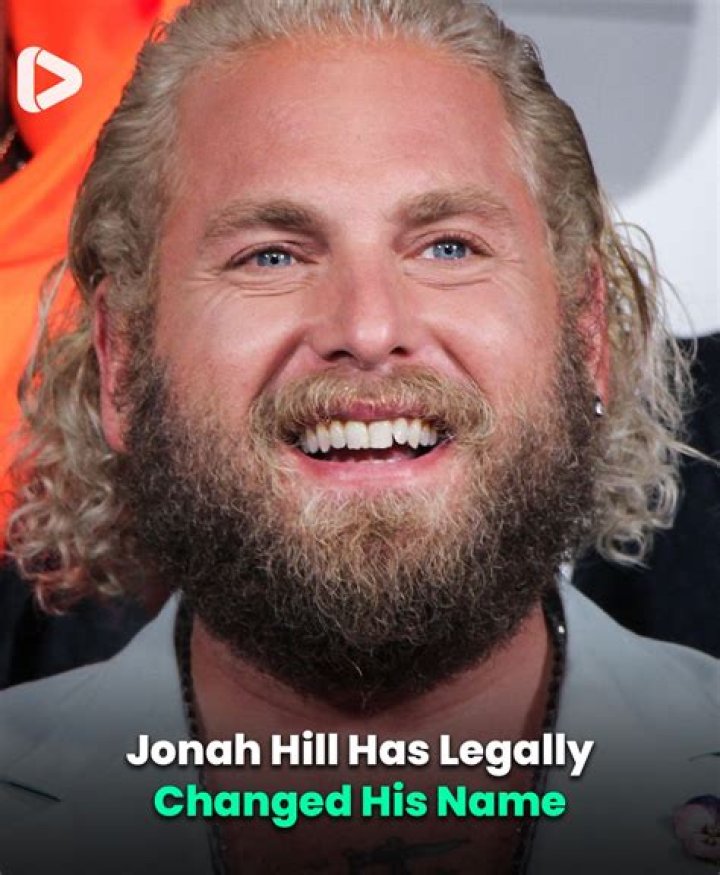 Jonah Hill legally changed his last name