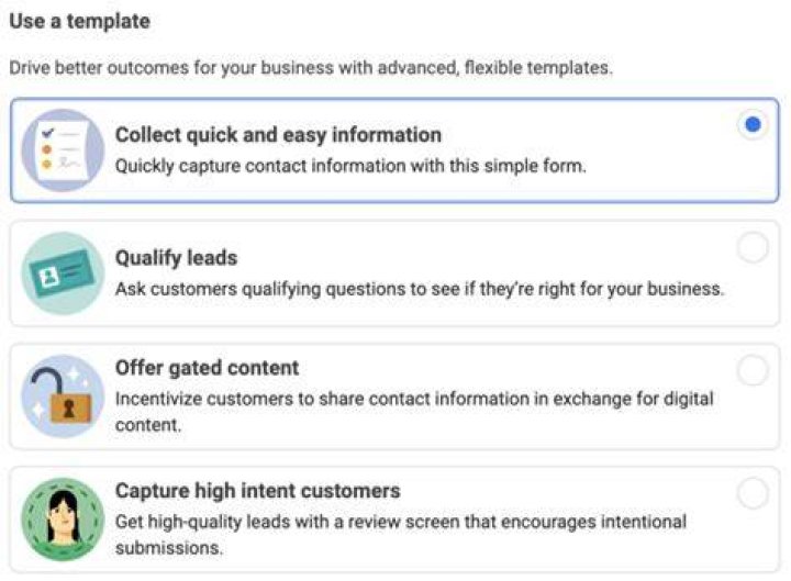 Lead form option