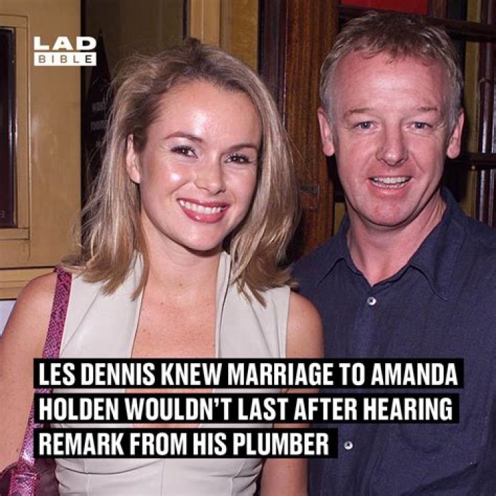 Les Dennis knew marriage to Amanda Holden wouldn’t last after hearing remark from his plumber