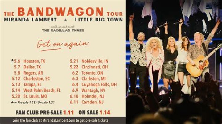 Miranda Lambert & Little Big Town Ride The Bandwagon Tour Into 2022
