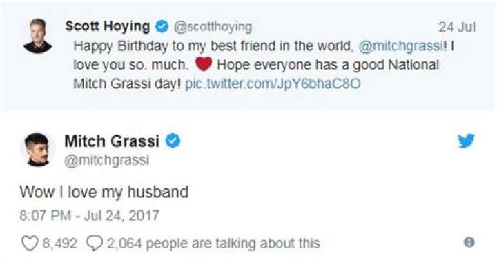 Openly Gay Mitch Grassi Gushes On Husband! Who Exactly Is He?