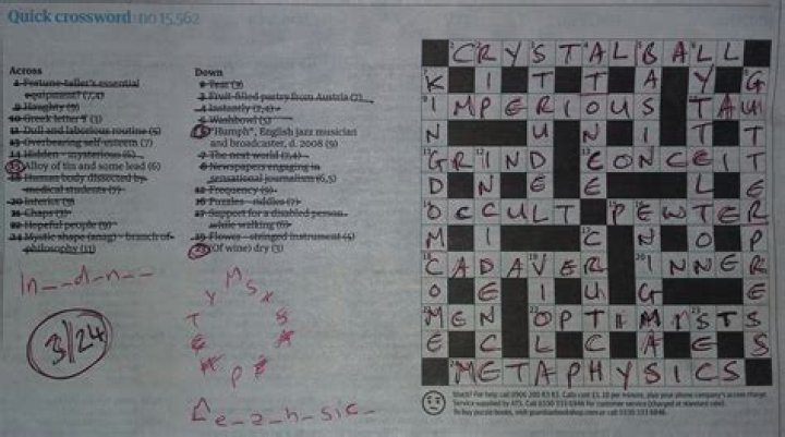 Put back 7 letters Crossword Clue Puzzle Answer Irish Daily Mail Quick