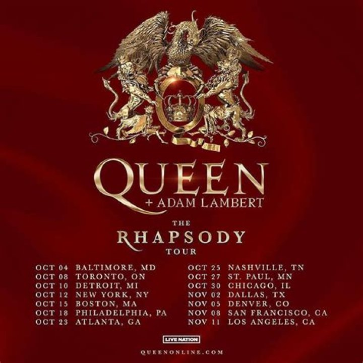 Queen + Adam Lambert Return For The Rhapsody Tour Across North America