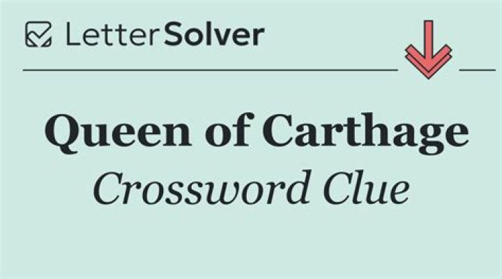 Queen of Carthage Crossword Clue Puzzle Answer With 4 letters