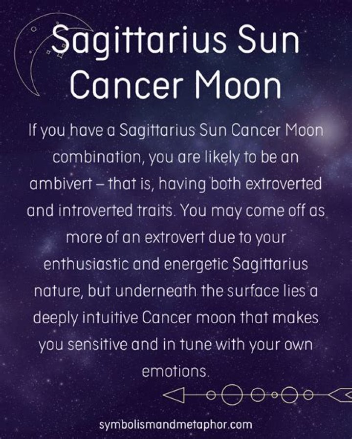 Sagittarius Sun with Cancer Moon and Virgo Rising — Truly Divine