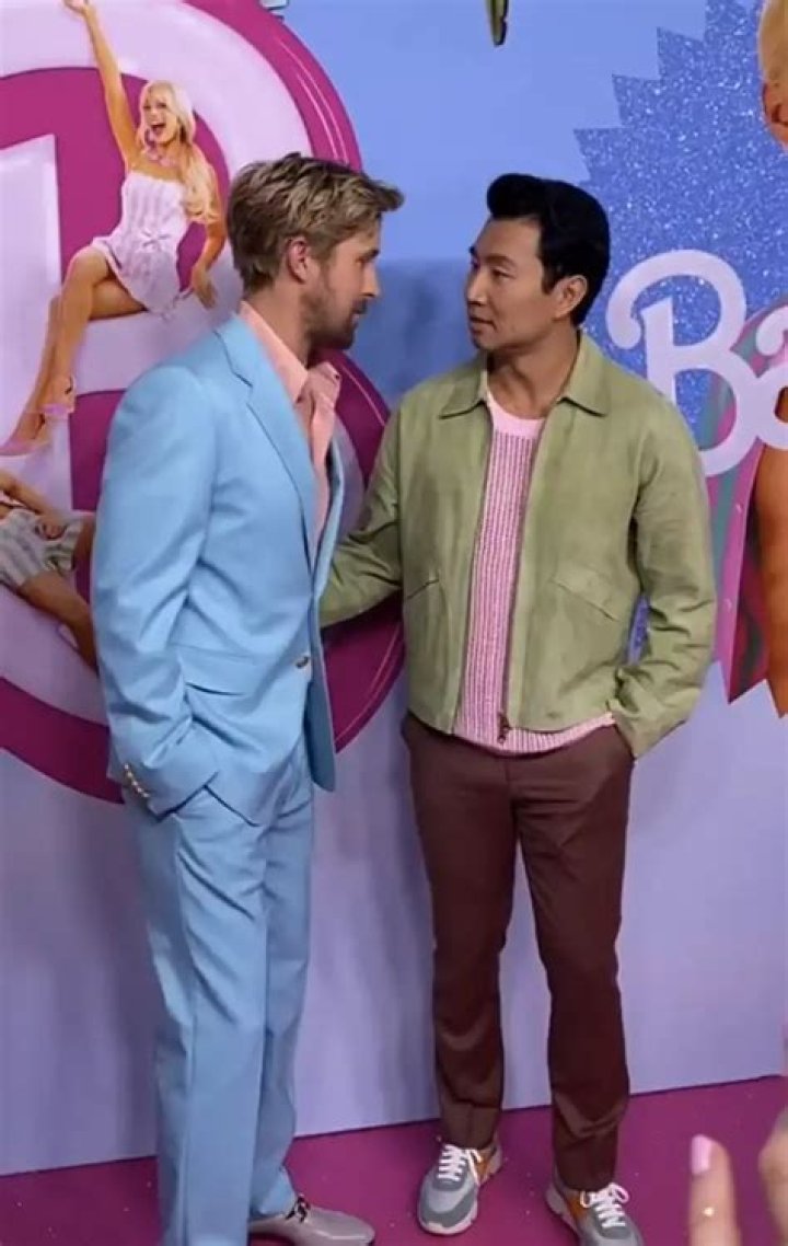 Simu Liu addresses extremely awkward moment Ryan Gosling removed his hand on red carpet