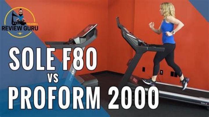 Sole F80 vs ProForm Pro 2000 (2024)