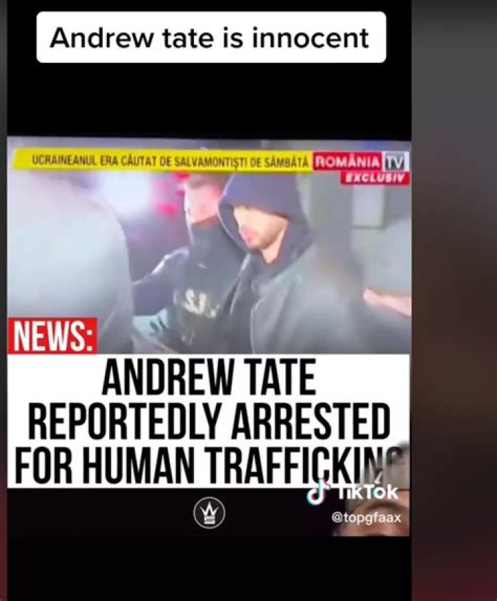 TikTok under fire over Andrew Tate conspiracy theories following arrest