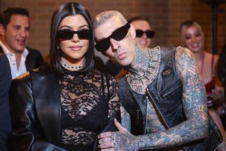Travis Barker covers tattoo of ex's name with Kourtney Kardashian's lips