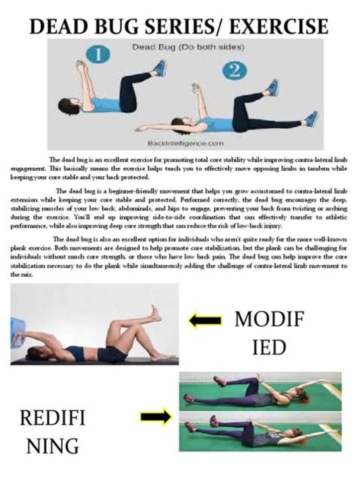 Try the Dead Bug Exercise for a Strong Core