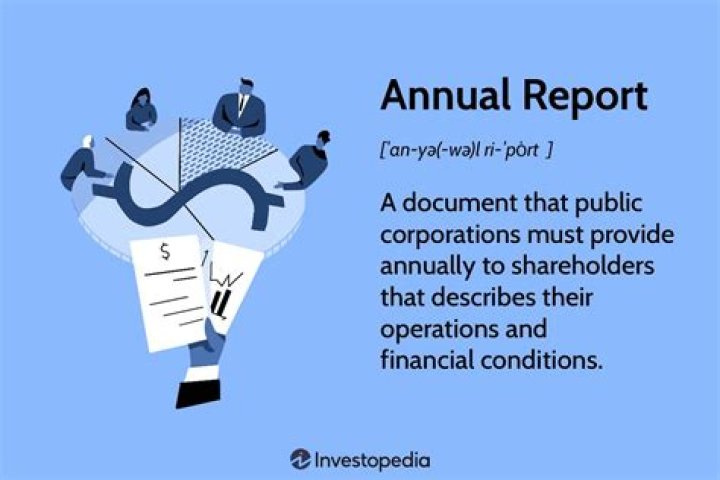 What is an annual report?