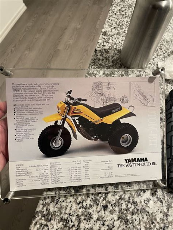 Yamaha 225DX Price, Specs and Review (Tri Moto 3 Wheeler) 2022